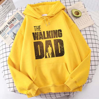 The Walking Dad Printing Hoodie