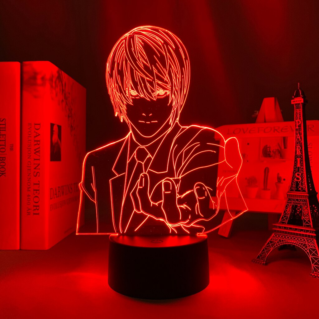 Death Note Light Yagami 3D Lamp