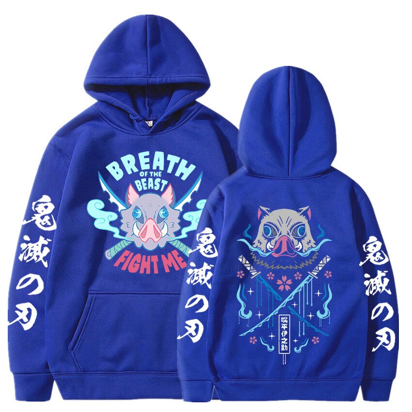 Demon Slayer Fight Inosuke Hoodie