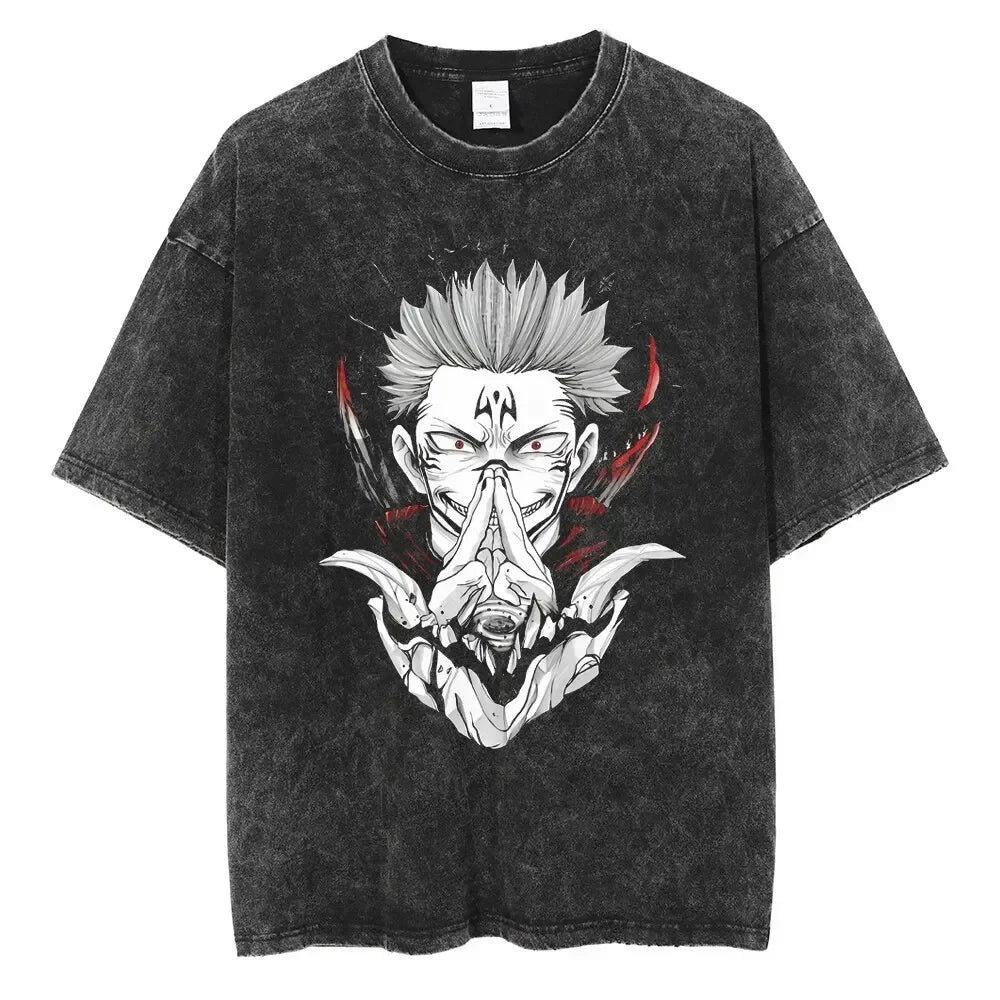 Jujutsu Kaisen Vintage Washed T-shirt