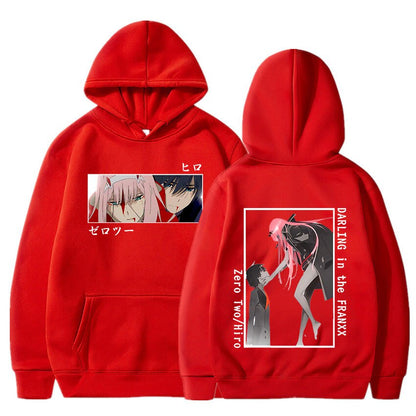 Darling In The Franxx Zero Two Hiro Hoodies