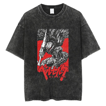 Berserk Black Washed T-Shirt