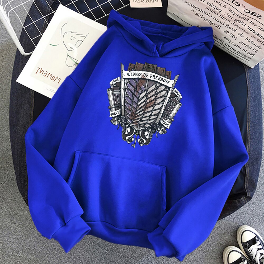 Attack On Titan Survey Corps Crest Hoodies