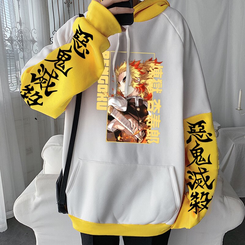 Demon Slayer Cool Kyoujurou Rengoku Hoodies