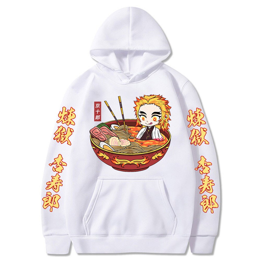 Demon Slayer Kyojuro Rengoku The Flame Hashira Print Hoodie