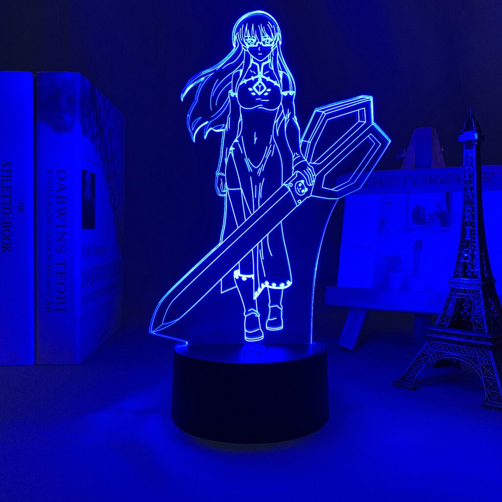 Akame Ga Kill Sheele 3D Lamp