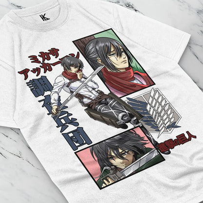 Attack On Titan Mikasa Eren and Mikasa T-Shirt