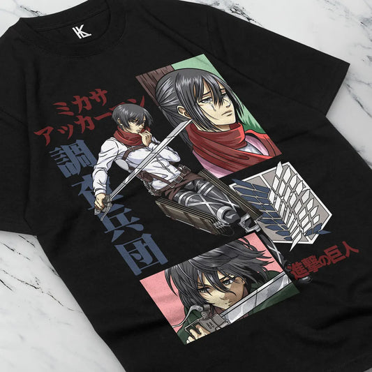 Attack On Titan Mikasa Eren and Mikasa T-Shirt