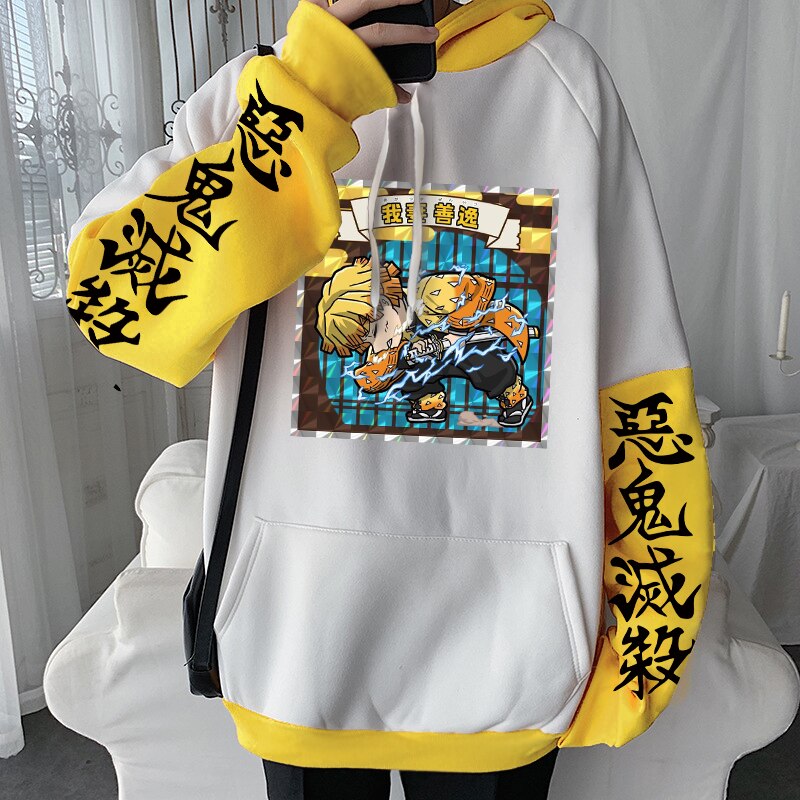 Demon Slayer Cool Zenitsu Agatsuma Hoodies