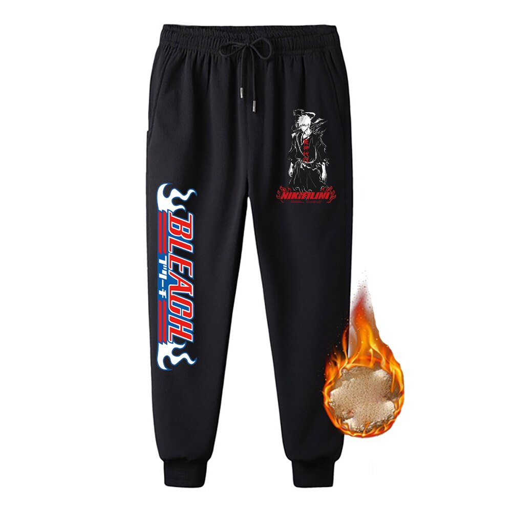 Bleach Print Thicken Sweatpants