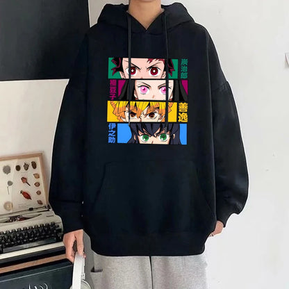 Kamado Tanjirou Kamado Nezuko Printed Hoodie