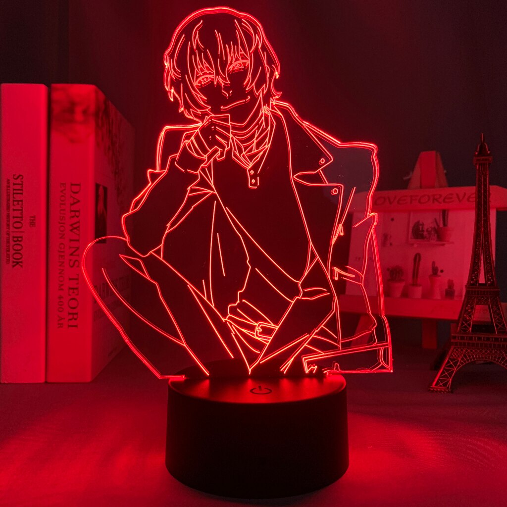 Anime Bungo Stray Dogs Dazai 3D Lamp