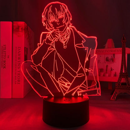 Anime Bungo Stray Dogs Dazai 3D Lamp