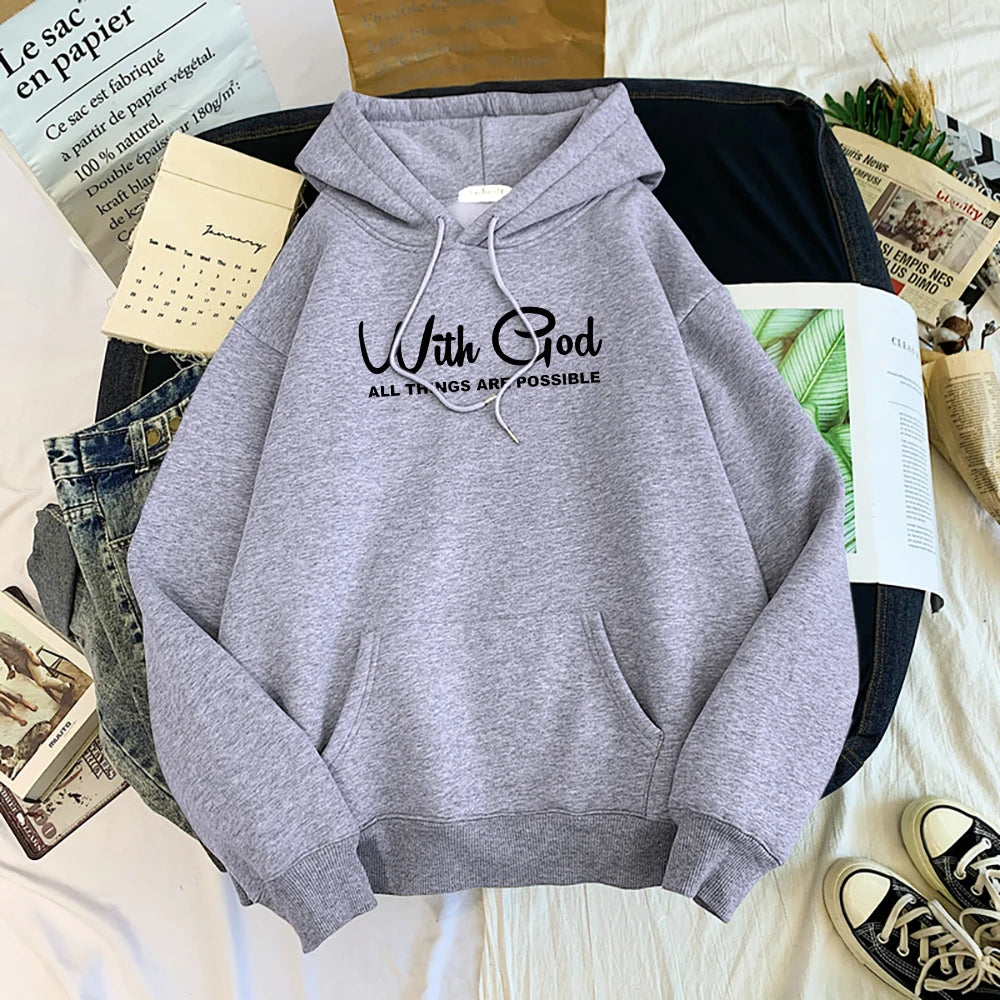 With God All Things Are Possible Hoodie