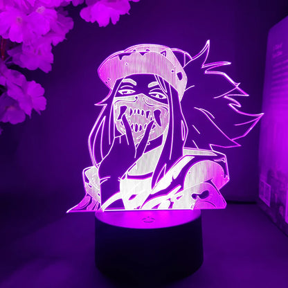 LOL Akali 3D Lamp