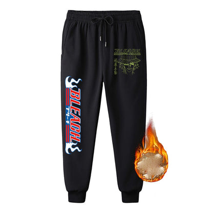 Bleach Print Thicken Sweatpants