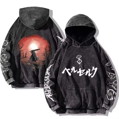 Berserk Vintage Washed Hoodie