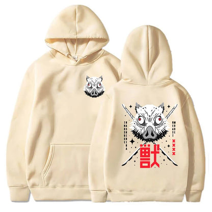 Demon Slayer Hashibira Inosuke Printed Hoodies