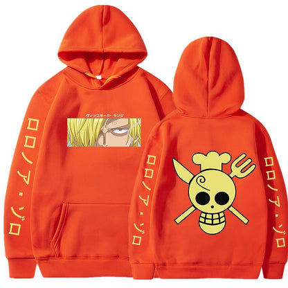 One Piece Sanji Print Hoodie