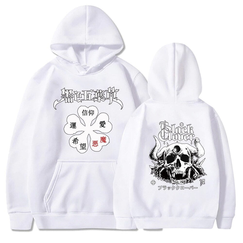 Black Clover Logo Pullovers Hoodie