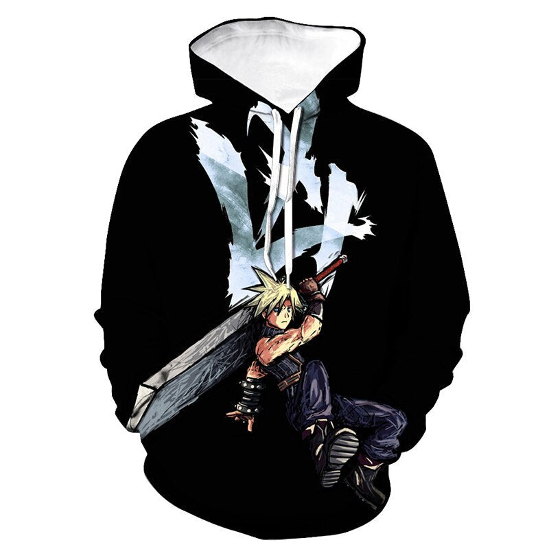 Final Fantasy 3D Print Hoodie