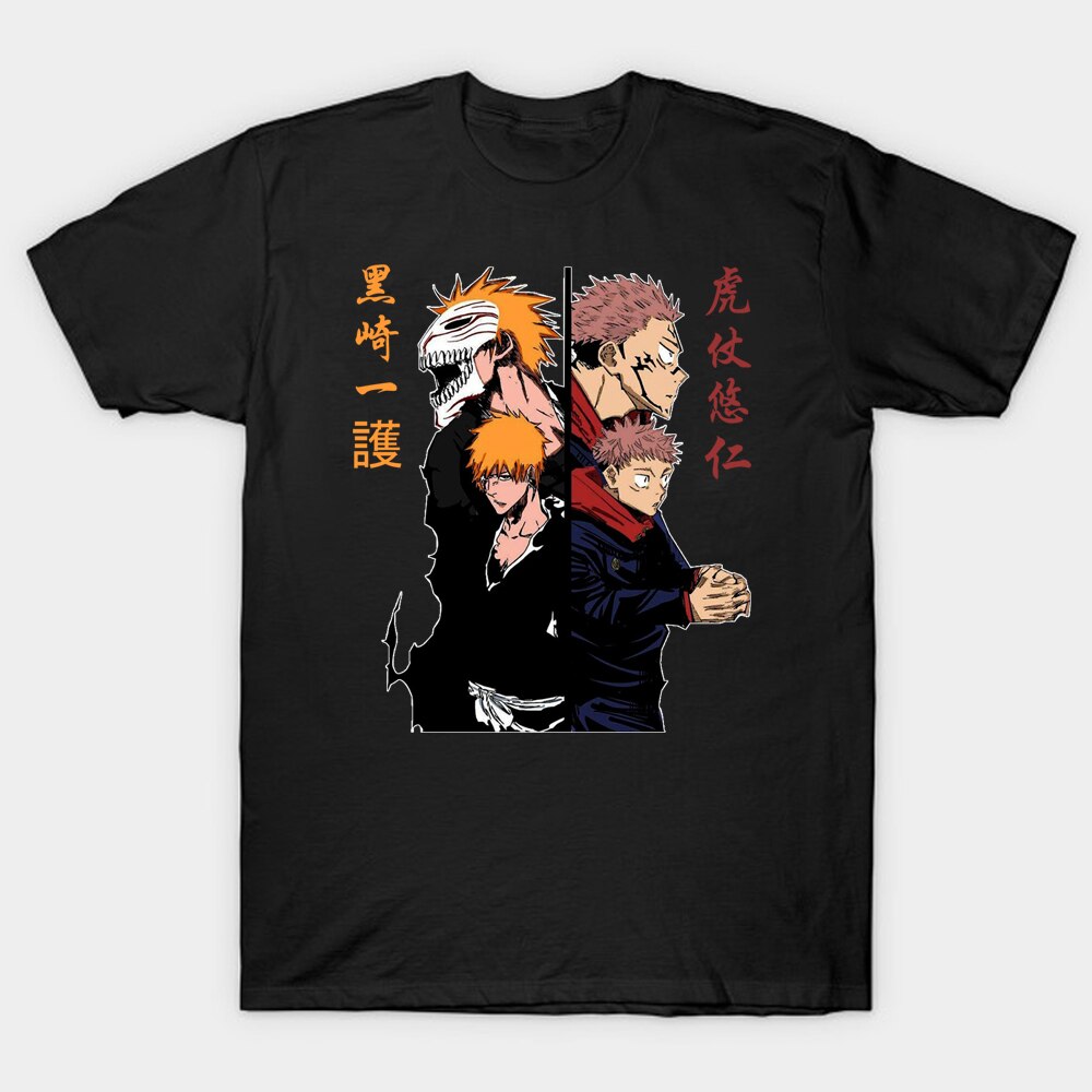 Yuji Itadori Kurosaki Ichigo Print Hoodie