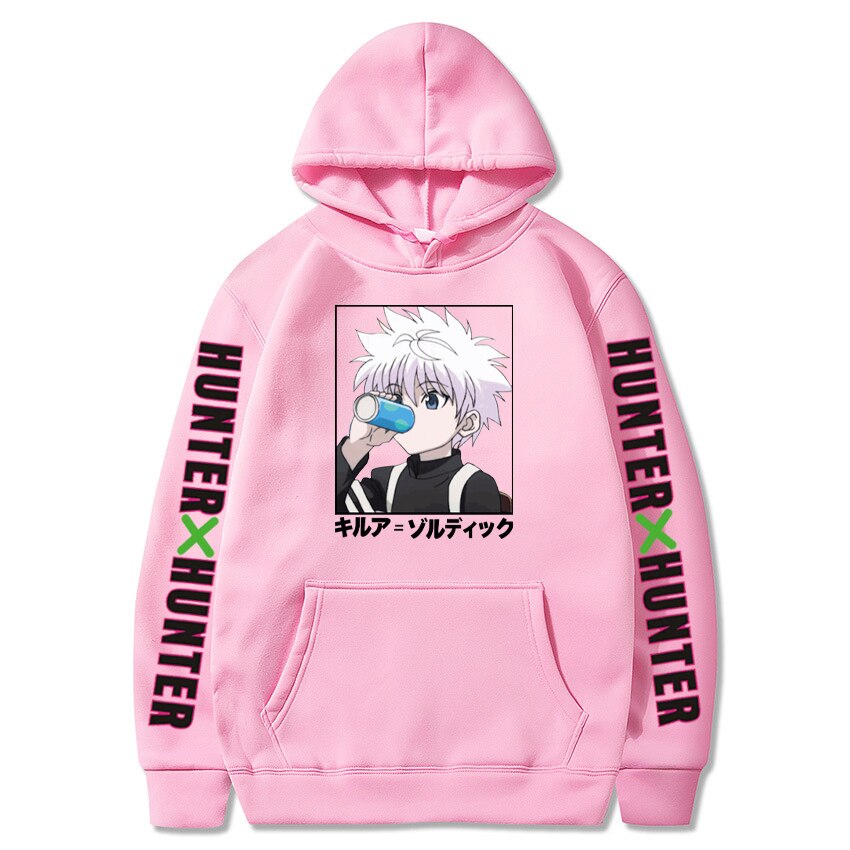 Hunter X Hunter Killua Zoldyck Drink Water Hoodies