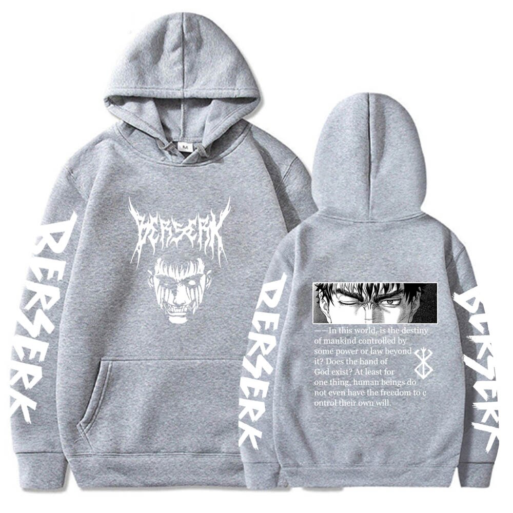 Anime Berserk Guts Eyes Gothic Hoodie