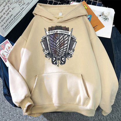 Attack On Titan Survey Corps Crest Hoodies