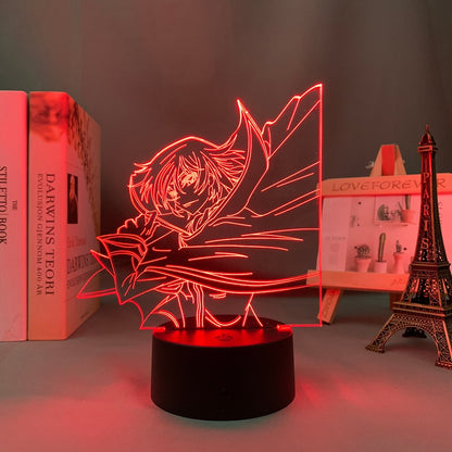 Code Geass Lelouch Lamperouge 3D Lamp