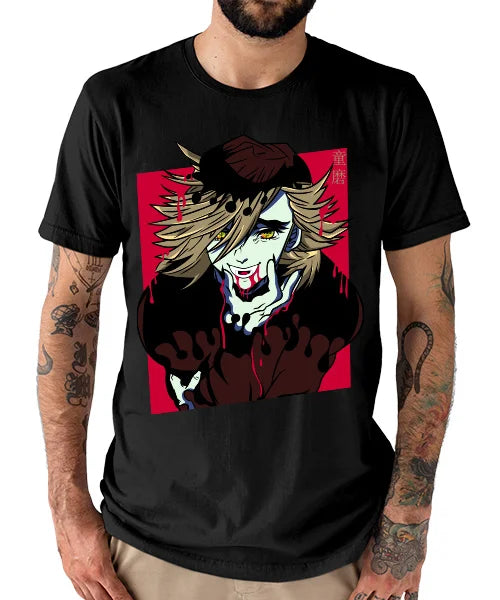 Demon Slayer Douma segunda Luna Superior T-Shirt