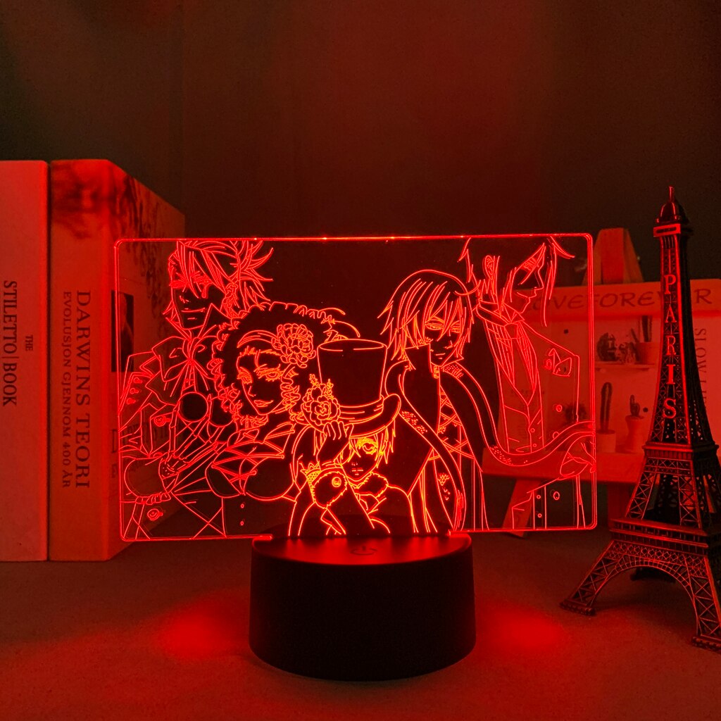 Anime Black Butler 3D Lamp