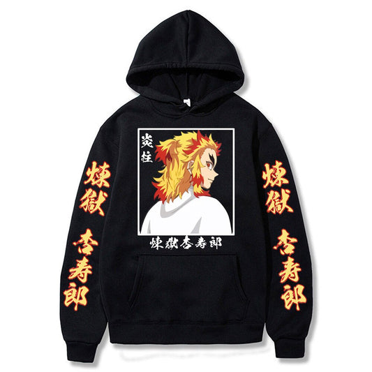 Demon Slayer Rengoku Kyojuro The Flame Hashira Hoodie