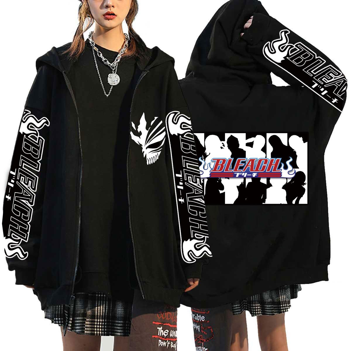 Bleach Kurosaki Ichigo Zipper Hoodie