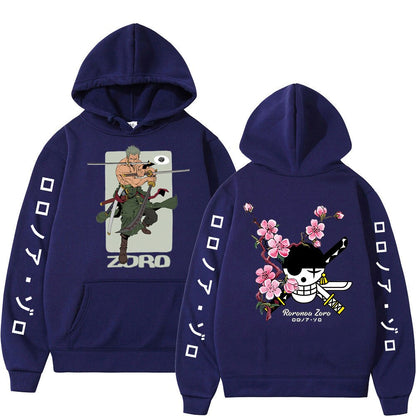 One Piece Roronoa Zoro Graphic Hoodie