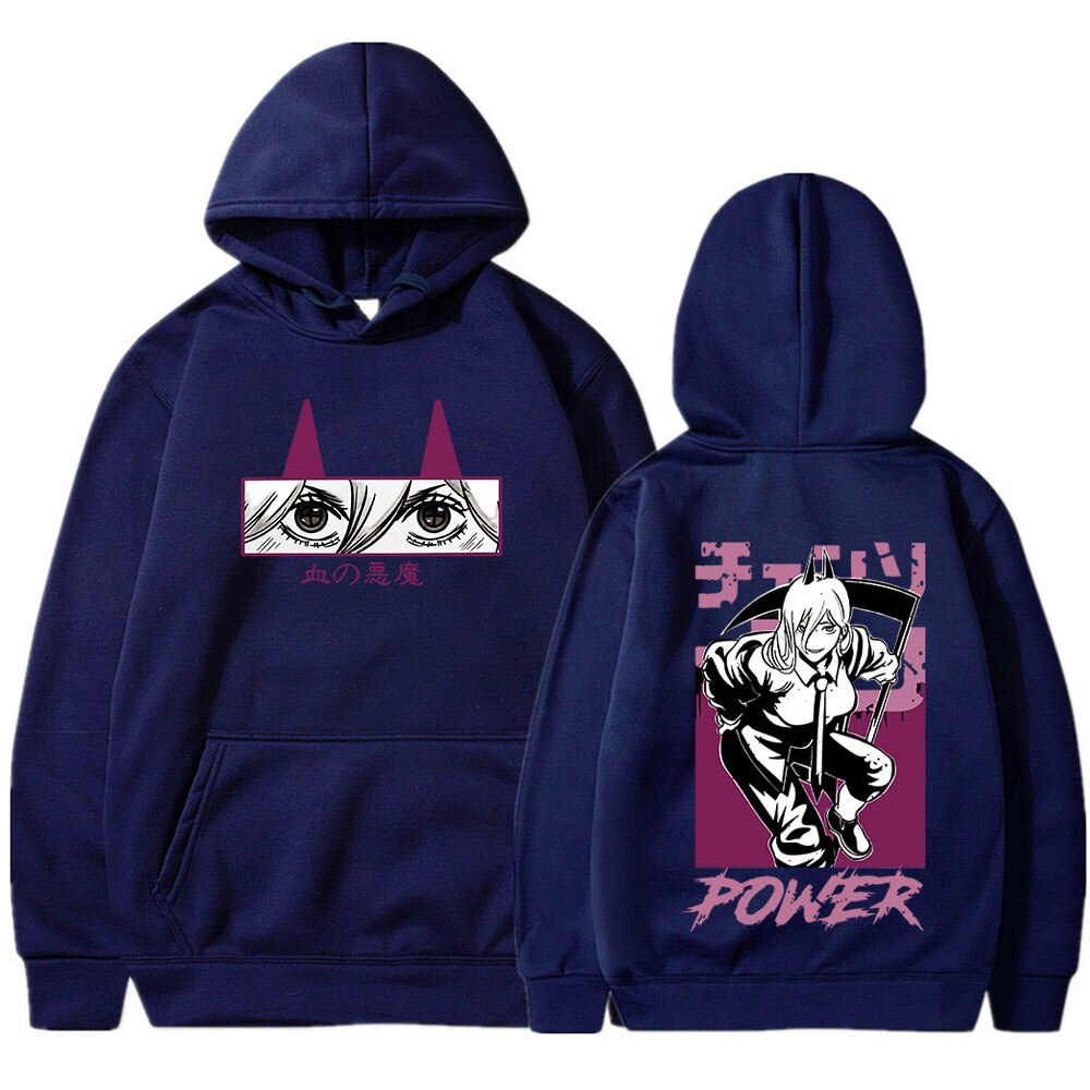 Chainsaw Man Makima Power Denji Graphic Print Hooded