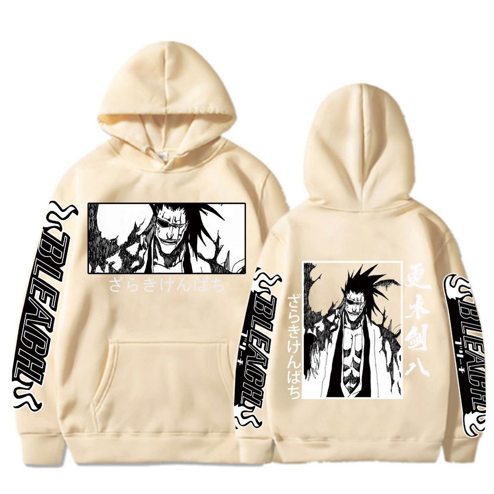 Bleach Y2K Zaraki Kenpachi Hoodies