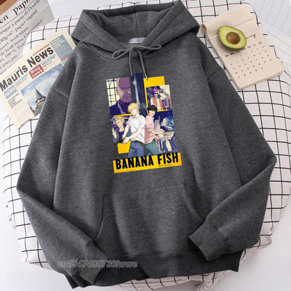 Banana Fish Printed Hoody