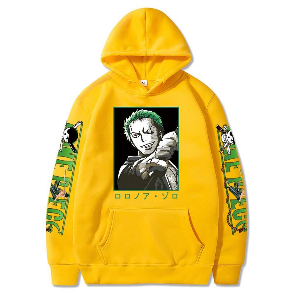 One Piece Pullover Roronoa Zoro Graphic Hoodies