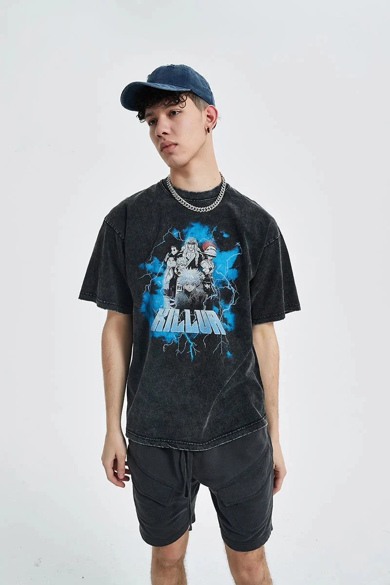 HUNTER x HUNTER Acid Wash T Shirt