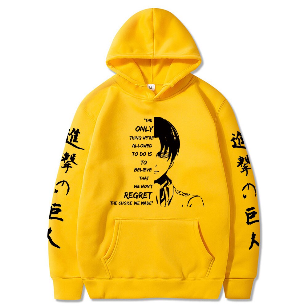 Anime Attack On Titan Ackerman Graphic Hoodies