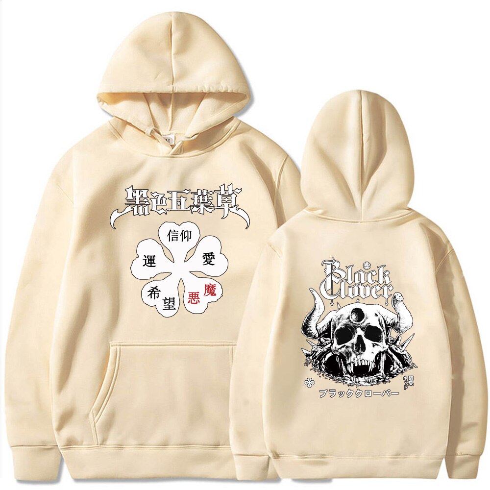 Black Clover Logo Pullovers Hoodie