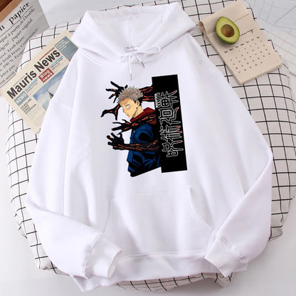 Jujutsu Kaisen Itadori Yuuji Anime Prints Hoodie