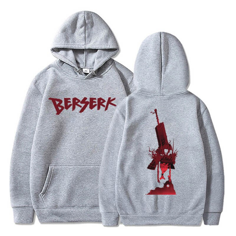 Berserk Terror Big Knife Printed Hoodie