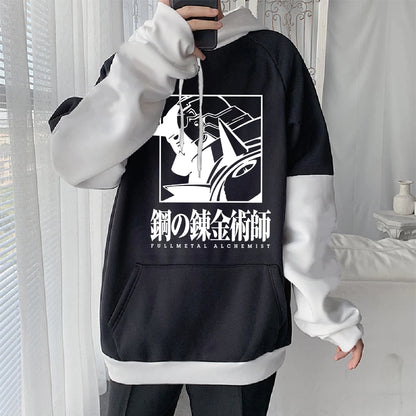 Anime Fullmetal Alchemist Alphonse Elric Graphic Hoodie