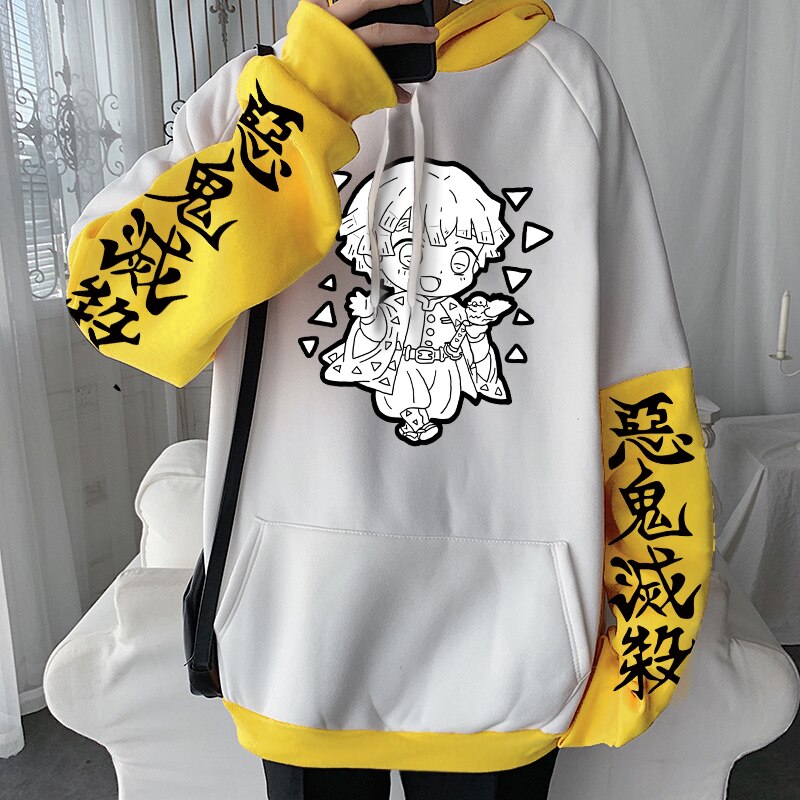 Kimetsu no Yaiba Demon Slayer Zenitsu Agatsuma Hoodies