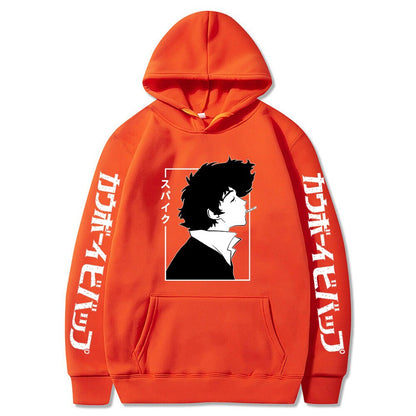 Cowboy Bebop Spiegel Spike Valentine Faye Black Jet Hoodies