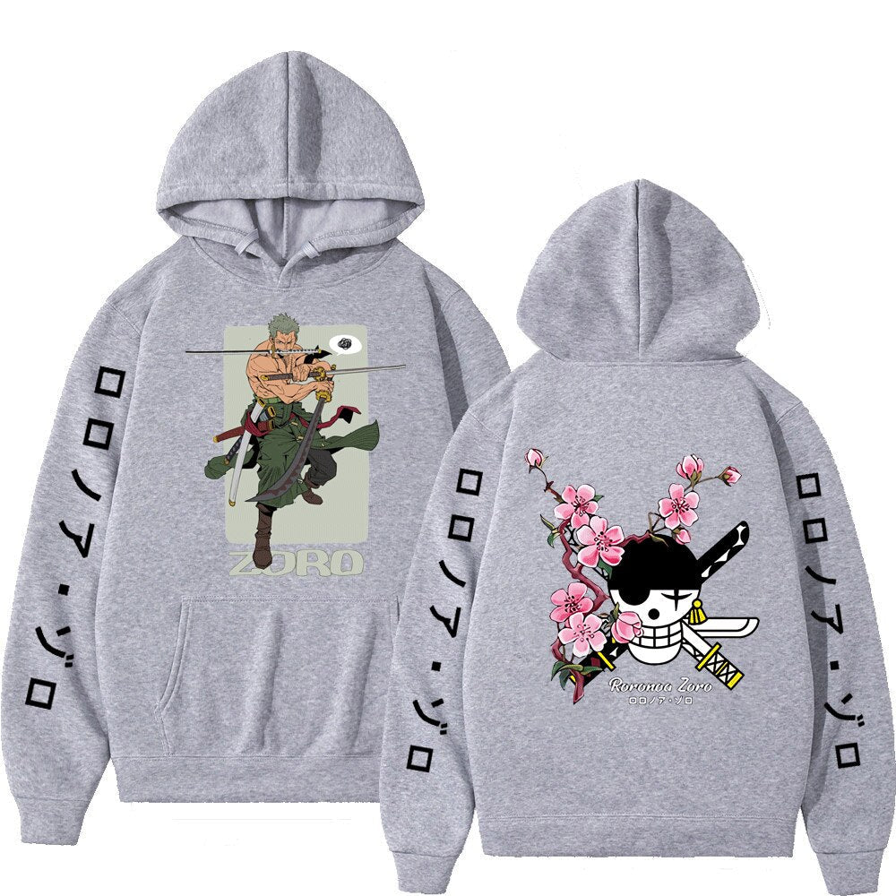 One Piece Roronoa Zoro Graphic Hoodie