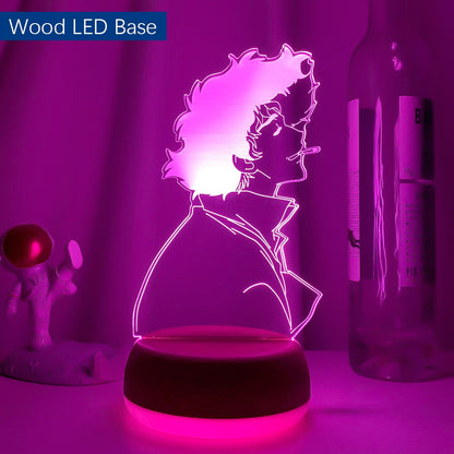 Cowboy Bebop Spike Spiegel 3D Lamp