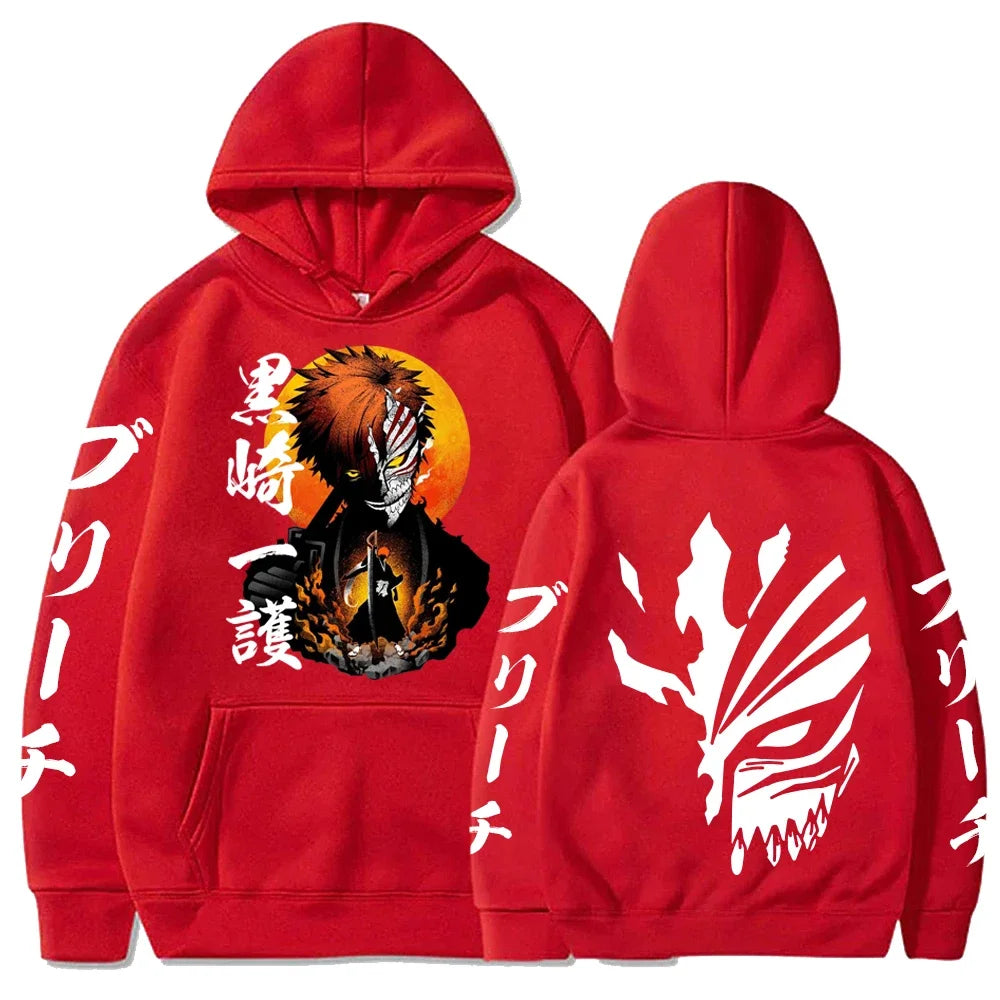 Bleach Kurosaki Ichigo Kuchiki Byakuya Abarai Renji Hoodie